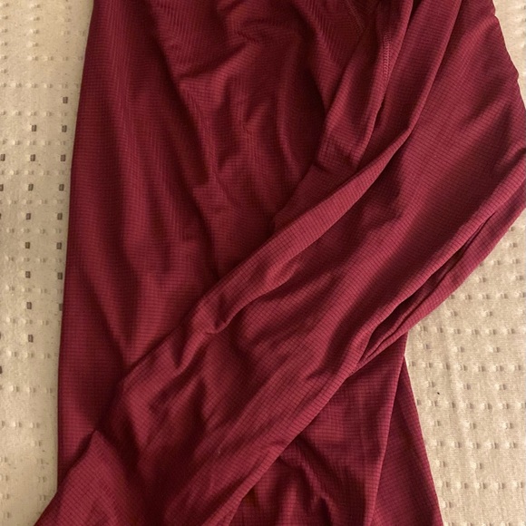 ASICS burgundy long sleeve tee - Picture 2 of 3